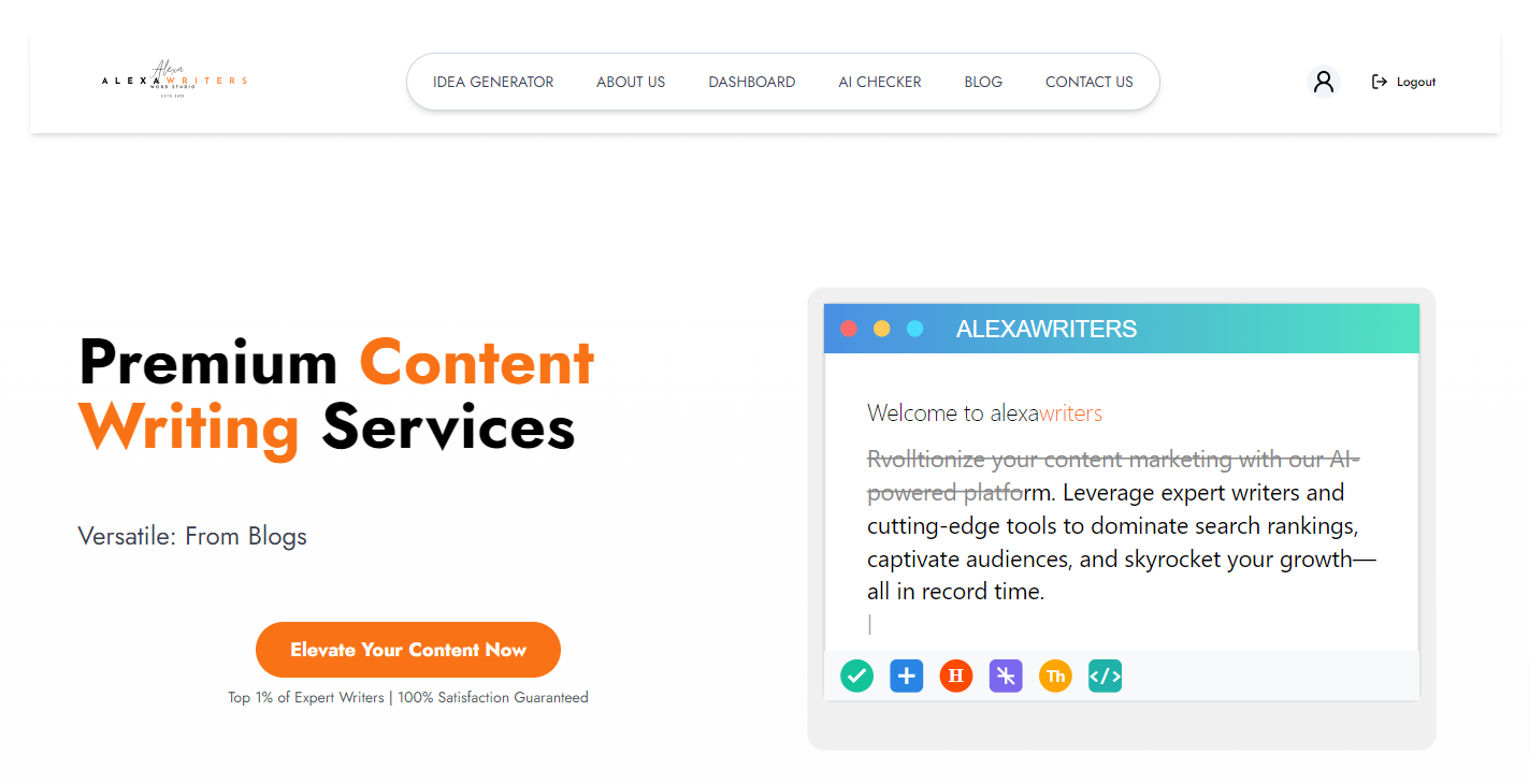 Alexawriters – Premium Article Writing Platform